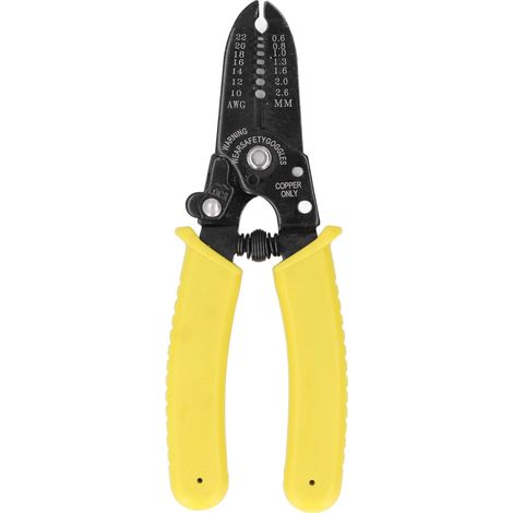 Pince à dénuder les câbles, pince à dénuder, outil de sertissage manuel, réparation, coupe-fil MT‑ 5021 jaune