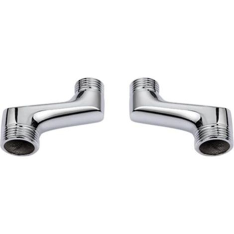 Exzentrische Bad-/Duscharmatur, Messing-Winkelstück-Reduzierstück, verstellbarer Schwenkarm, 1/2"- bis 3/4"-Exzenteranschluss, exzentrische WC-Armatur (1/5)