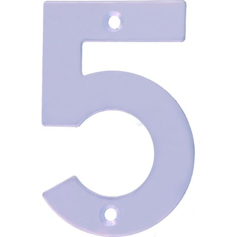 Numéro 5 en acier inoxydable 10 cm 6773 ami (1/5)
