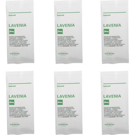 SOS Accessoire Lot de 6 sachets de Lavenia pour Aspirateur KOBOLD 3546