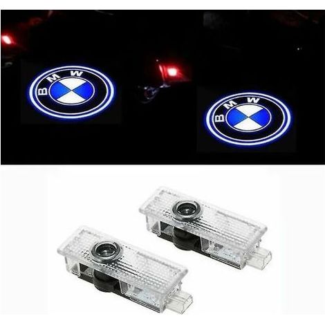 Iluminación de bienvenida para vehículos BMW, proyección láser LED con logotipo, iluminación modificada, luz ambiental, 2 unidades. (1/5)