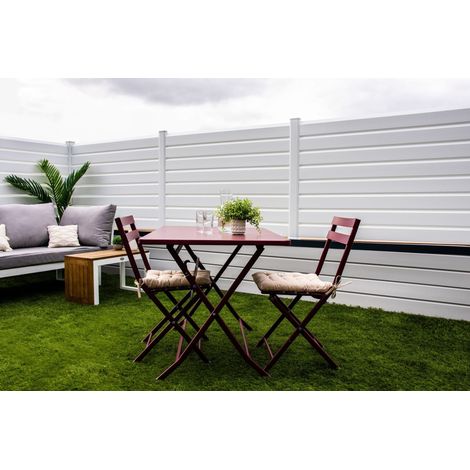 KIT CLOTURE CLOSEA PVC BLANC LG: 11M x HT: 0M66