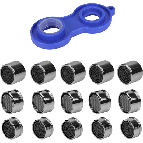 Set di 15 aeratori F22, M24, M28 + chiave