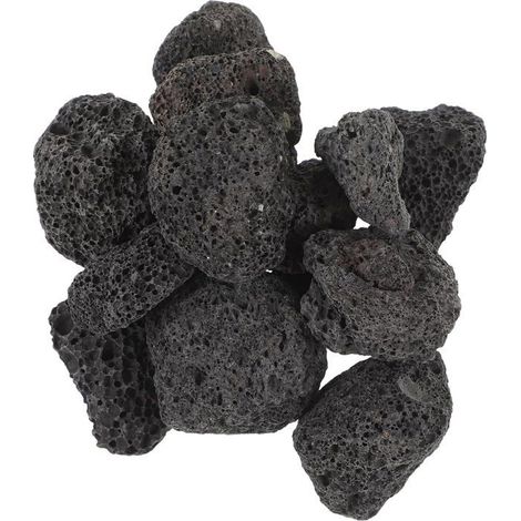 Galets Naturels En Granulés De Pierre Volcanique Pour Foyer Volcanique Et Grils À Gaz,Idéal Pour Les Cheminées,Les Fosses,Le[BI29] (1/5)