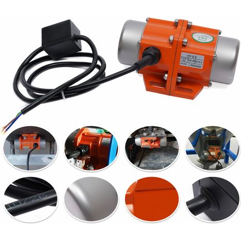 Vibrationsmotor Unwuchtmotor Asynchronous Vibrator Motor 1-Phase 220V 60W DHL (1/5)