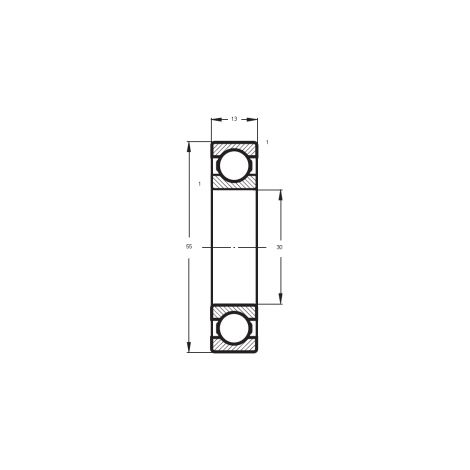 Cojinete 6006 2rs nc3