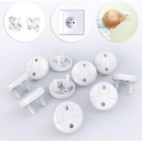 20pcs French Socket Covers Removable Baby Socket Cover [No Key or Adhesive] New Original Generation Home Safety and Childcare for Socket Protection (1/5)