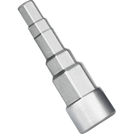 Clé de montage étagée universelle pour mamelon de valve, Clé à cliquet sanitaires et radiateurs avec douille carré intérieur 5 tailles (1/5)