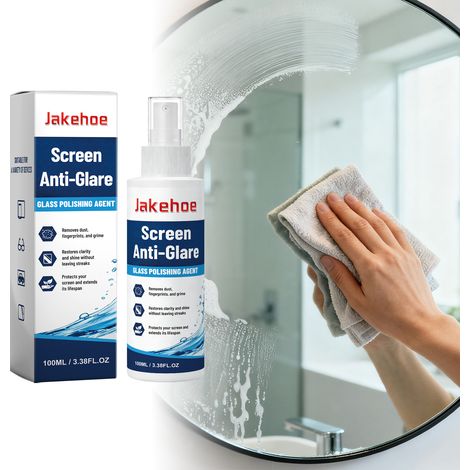 Spiegelreinigungsspray, sanfte tägliche Pflege für Brillen und Handydisplays, praktisches Spray – 100 ml -- DE (1/5)