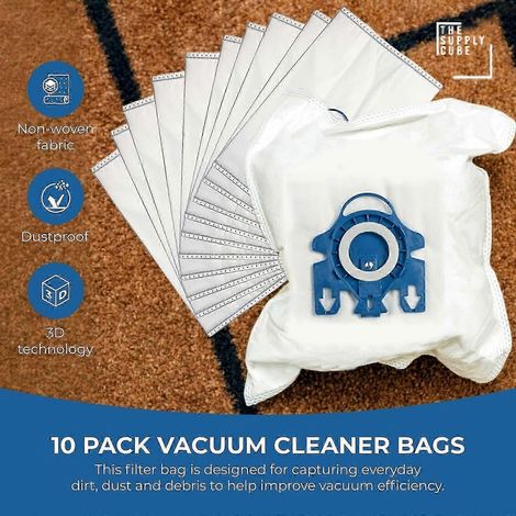 16 sacs de rechange pour aspirateurs Miele Complete C2 C3 Classic C1S8S5S2 série GN Édition 0107() (1/4)