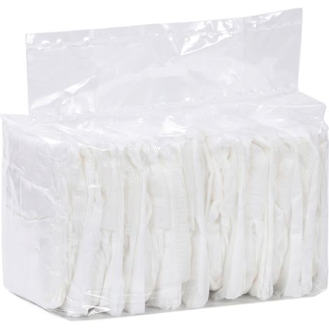 48 Pezzi Pannolini per Cani Maschi Vita 45-64 cm Peso 6-17 kg con Fascia Elastica Regolabile Bianco (1/5)