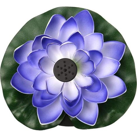 Fontaine solaire flottante pour jardin – Hauteur de jet 30-70 cm – Matériaux ABS et silicium – 4 buses pour pulvérisation variée (1/5)