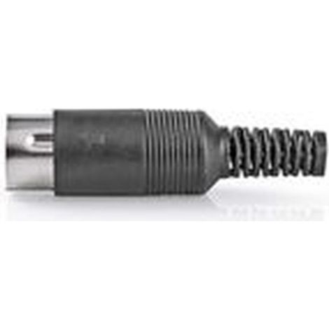 Connecteur DIN Nedis 6 broches PVC nickel 25 pièces