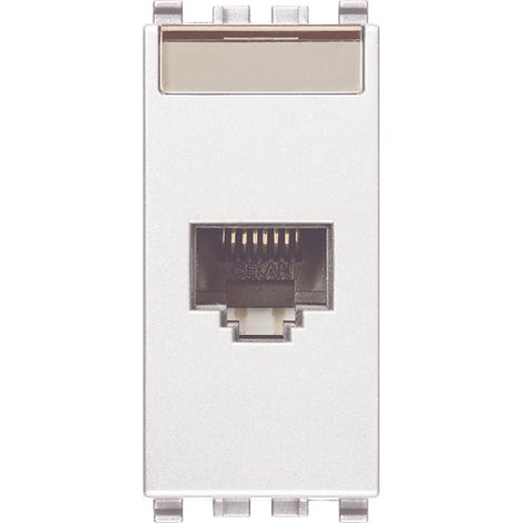 VIMAR - 20338.8.B Presa RJ45 Netsafe Cat5e UTP bianco