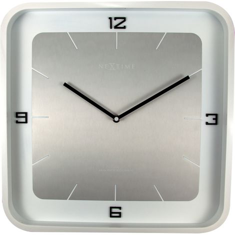 NeXtime 3518WI Uhr de Tisch- oder Wanduhr de quartz Square White White (1/3)