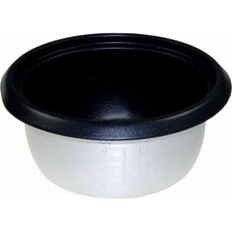 Cuve à riz antiadhésive 900g pour robot culinaire, graduée et lavable au lave-vaisselle, idéale pour préparer 6 portions de riz à la maison