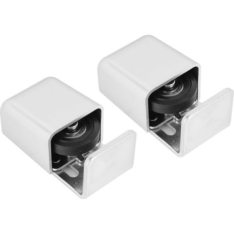 2 pièces guide de sol pour porte coulissante, inox, réglable (1/5)