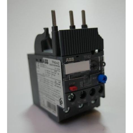Relais de surcharge thermique plage reglable de 3.1 à 4.2A serie TF42 pour contacteur AF09-AF38 ABB (1/2)