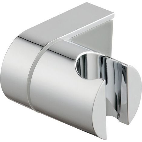 Support Pommeau Douche de Salle de Bain, Porte Douchette Mural, Chrome (1/5)