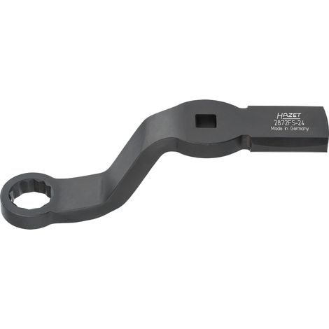 Clé polygonale à frapper à 12 pans avec 2 surfaces de frappe 2872FS-24 24 mm HAZET (1/4)