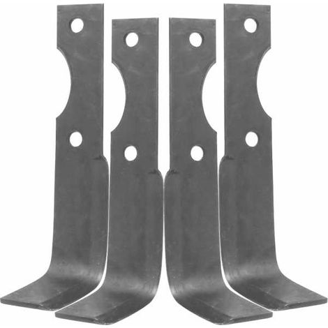 Matijardin – Outils de fraises pour motoculteur Agria – Lot de 2 paires – Longueur 185mm – Alésage 8,5mm – Épaisseur 4mm (1/5)