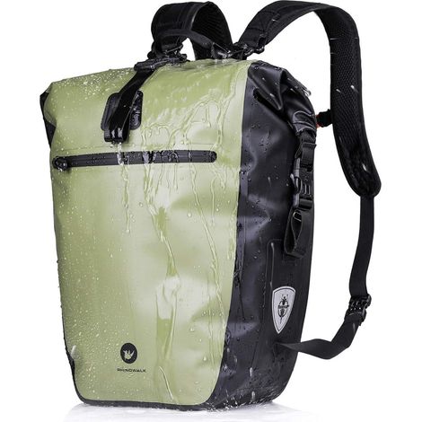 Sacoche vélo 3 en 1 étanche 27-30L, sacoche arrière/avant, sacoche ordinateur, sac à dos, bandoulière (1/5)
