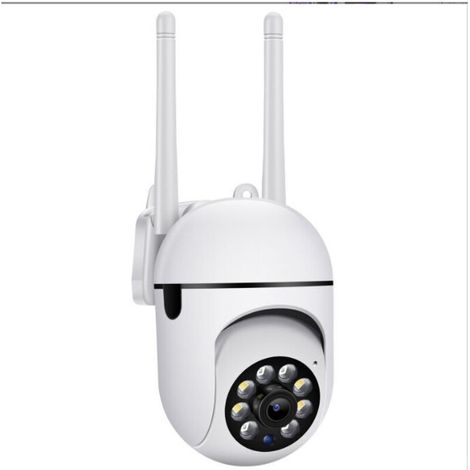 2MP PTZ-Überwachungskamera für den Außenbereich mit WLAN, 360°-WLAN-Funktion, wasserdicht, Farbnachtsicht, Zwei-Wege-Audio, Sofortbenachrichtigung (1 Stück, Weiß)