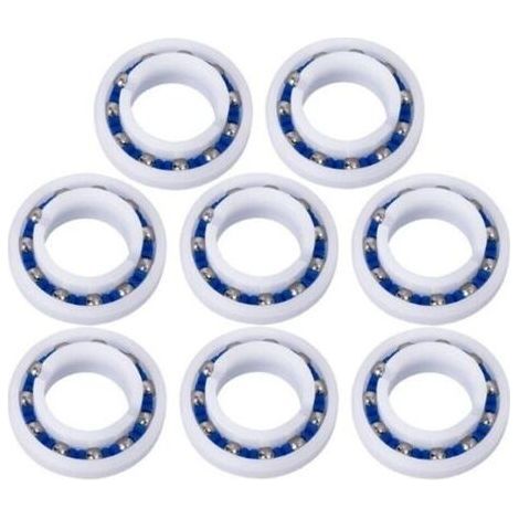 Set aus 10 Kugellagern, geeignet für das Rad des 180 Robot Pool Cleaner C60, Abmessungen: außen 1,1 Zoll, innen 0,6 Zoll (1/4)