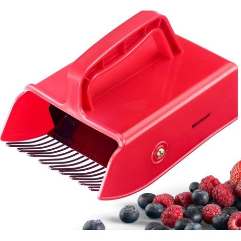 Cueilleur de baies pour ramasser myrtilles et baies sauvages, sans arêtes vives, manche ergonomique, sans BPA, accessoire de jardin pratique et sécurisé (1/4)