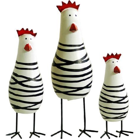 Rooster Decor Farm Rooster Decor Wooden Farm Animal Decor (1/5)