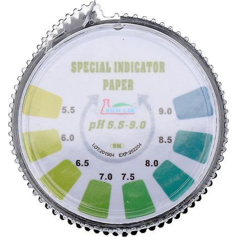 1 feuille de papier test d'eau (1/3)