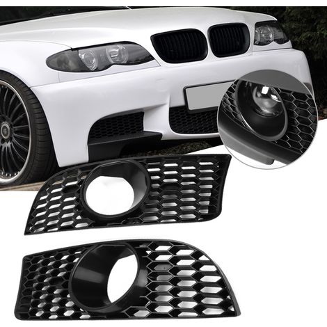 BMW E90, E92, E93 modifiées avec pare-chocs avant, phares antibrouillard et calandre de style M3 (1/5)