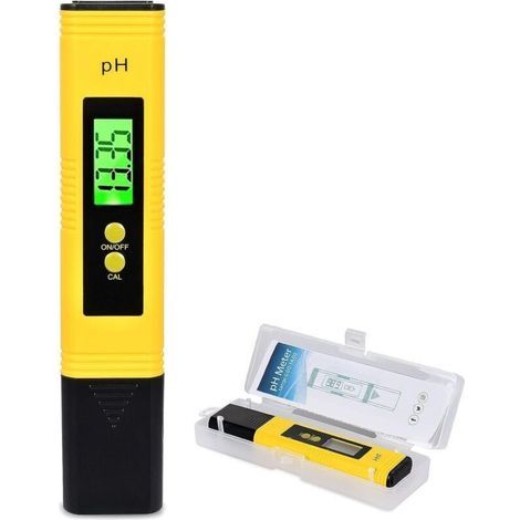 Misuratore di pH digitale, misuratore di pH elettronico professionale con display LCD, intervallo di misurazione del pH 0,00-14,00 per acqua potabile, acquari, idroponica, piscine (1/4)
