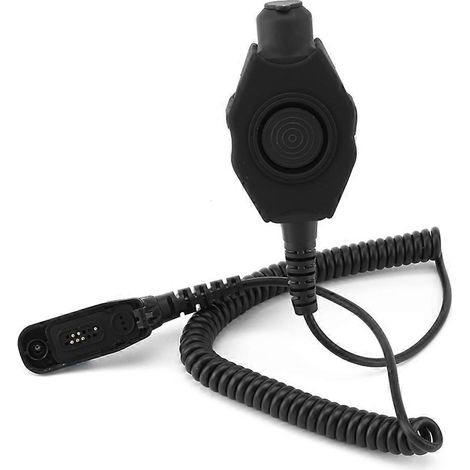 Adaptateur de commutateur de bouton PTT étanche de grande taille pour Motorola P8668, P8200, P8268, DP3400, APX7000, compatible avec les écouteurs de 7,1 mm. (1/5)