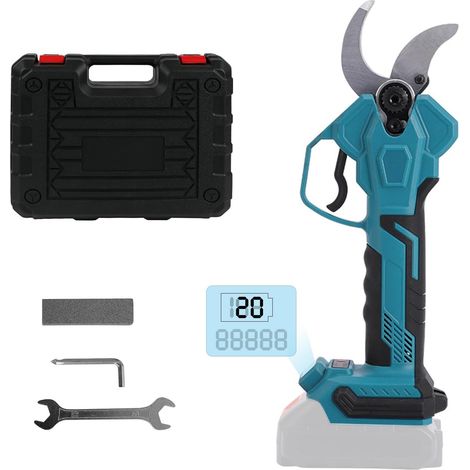 Akku-Gartenschere mit Bürstenmotor, 65 mm Schnittdurchmesser Professionelle Gartenschere, kompatibel mit Makita 18V-Akkus, professionelle Schneidklinge, geeignet für LCD-Bildschirme (1/5)