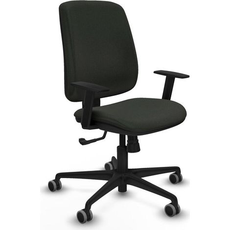 Piqueras y Crespo Alares Silla de oficina negra ergonómica