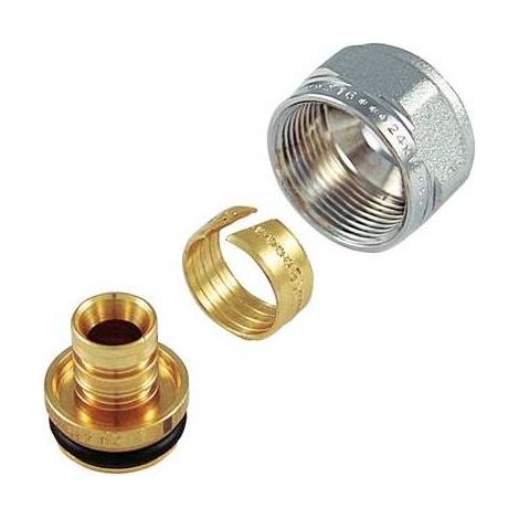 ADAPTATEUR CHROMÉ POUR TUYAU MULTICOUCHE Dimensions : 16x2