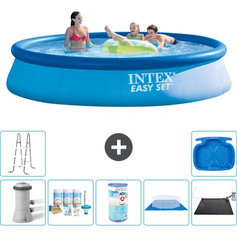 Intex Piscine Easy Set Ronde - 396x84 cm - 8-pièces S31127 (1/5)