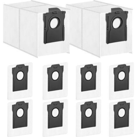 Lot de 10 Sacs à poussière aspirateur pour Dreame L10s Pro Ultra Heat/L10S Ultra Gen 2/X40/X50 Ultra Complete/X40/X50 Master, Mova E30 Ultra/Z50 Ultra/V50 Ultra, 3L Capacité de Rechange (1/5)