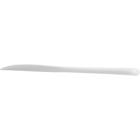 EKO Couteau blanche en CPLA 17 cm - 1500 unités - Betik