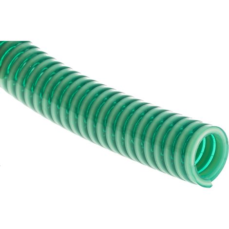 Conduit flexible RS PRO PVC, renforcé Vert, longueur 10m ( Prix pour 1 ) (1/2)