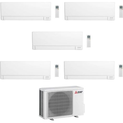 Climatiseur Mitsubishi Penta Split Linea Plus MSZ-AY VGK 9+9+12+12+15 avec MXZ-5F102VF Inverter R-32 Wi-Fi Classe A++