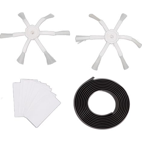 Bandes de délimitation pour balayeuse avec adhésif double face et brosse latérale - Accessoires pour balayeuse Mijia Stone Xiaomi Universal (1/5)