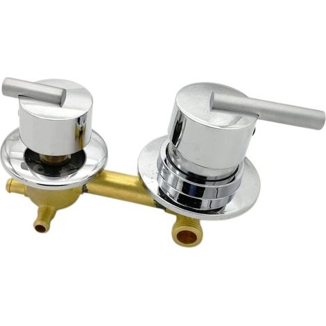 Mitigeur thermostatique 3 voies avec corps en laiton et cartouche en céramique pour baignoire et douche. (1/5)