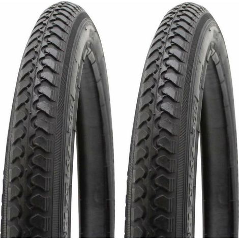 2x Pneu vélo 16x1.75 (47-305) click noir universel VTT VTC tout terrain enfant