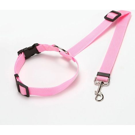 Nouvelle ceinture de sécurité réglable pour chien et chat, ceinture de voyage avec clip, collier de sécurité pour voiture (1/4)