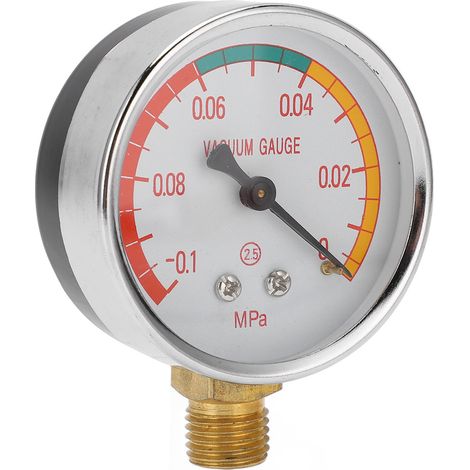 Manomètre numérique à vide pour machine à traire, boîtier en acier inoxydable, pour la mesure de la pression d'air, d'eau, d'huile et de liquides. (1/5)
