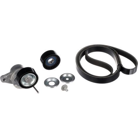 Jeu de courroies trapézoïdales à nervures Gates K016PK1823XS DACIA 11720-6746R