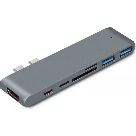 Adaptateur USB C Hub Thunderbolt 3 HDMI pour Macbook Pro Air (1/4)