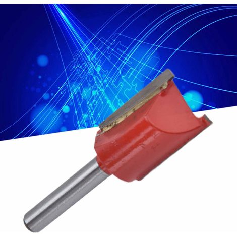 Fraise droite allongée 2 tailles en acier allié pour rainurage et profilage CNC, manche 1/4 pouce 17mm
